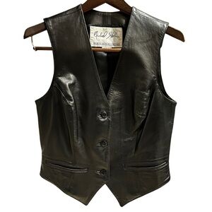 Vintage Michael Hoban for North Beach Leather Vest